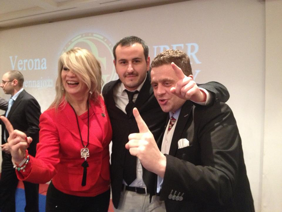 Con Angelica e Gianni