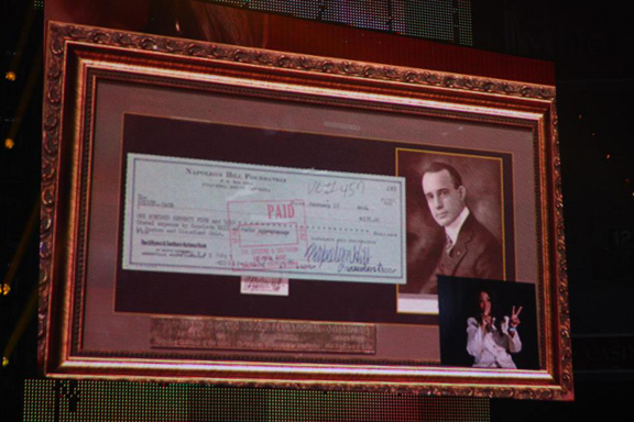 assegno napoleon hill organo gold