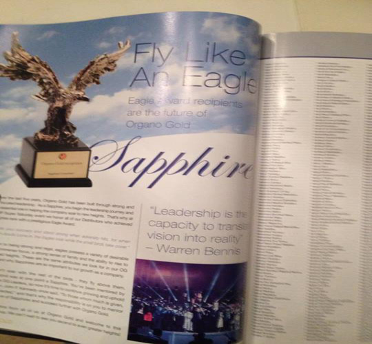 sapphire rivista organo gold