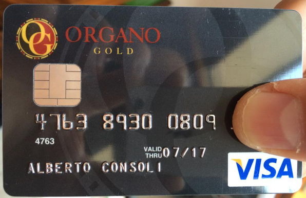 carta visa organo gold