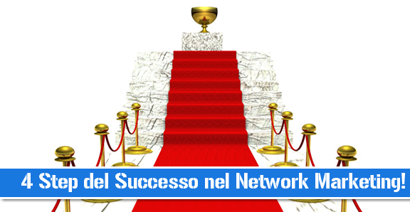 network marketing: quattro step del successo