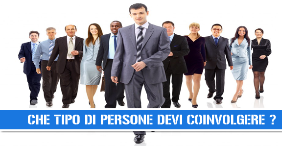 persone coinvolgere network marketing