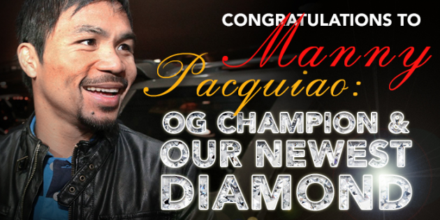 Manny Pacquiao: Campione e Nuovo Diamante Organo Gold